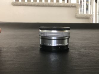Sony 16-50mm lense Silver