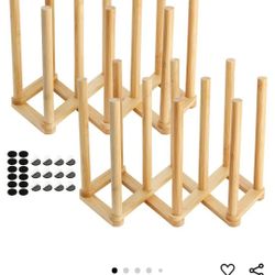 4 Bamboo Drying Racks