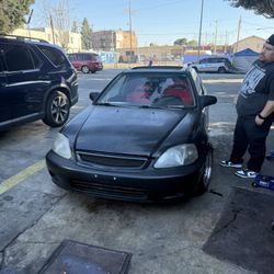 99-2000 Honda Civic Headlights 