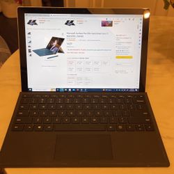Microsoft Surface Pro (5th Gen) (Intel Core i7, 8GB RAM, 256 GB)