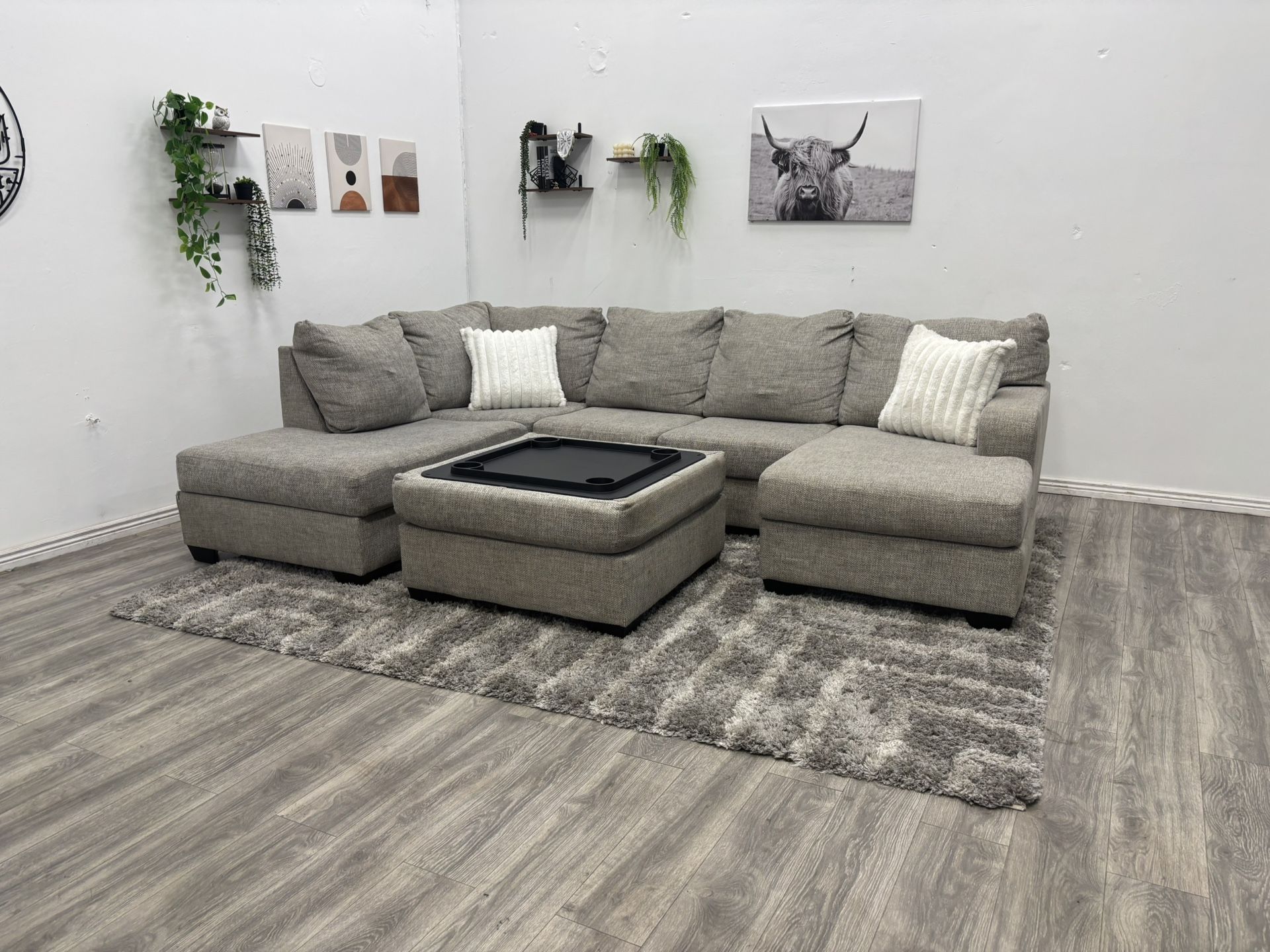 Gray Sectional Couch - Free Delivery
