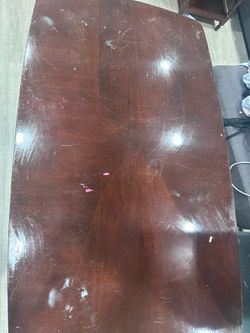 Wooden coffee table