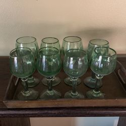 Green Glass Total 11 Glass