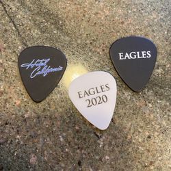 Guitar Picks From Band Members From Eagles Concert 