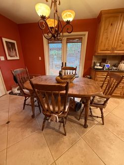 Unique Oval Country Style Dining Room Table