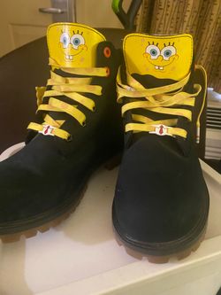 Timberline SpongeBob black boots size 7