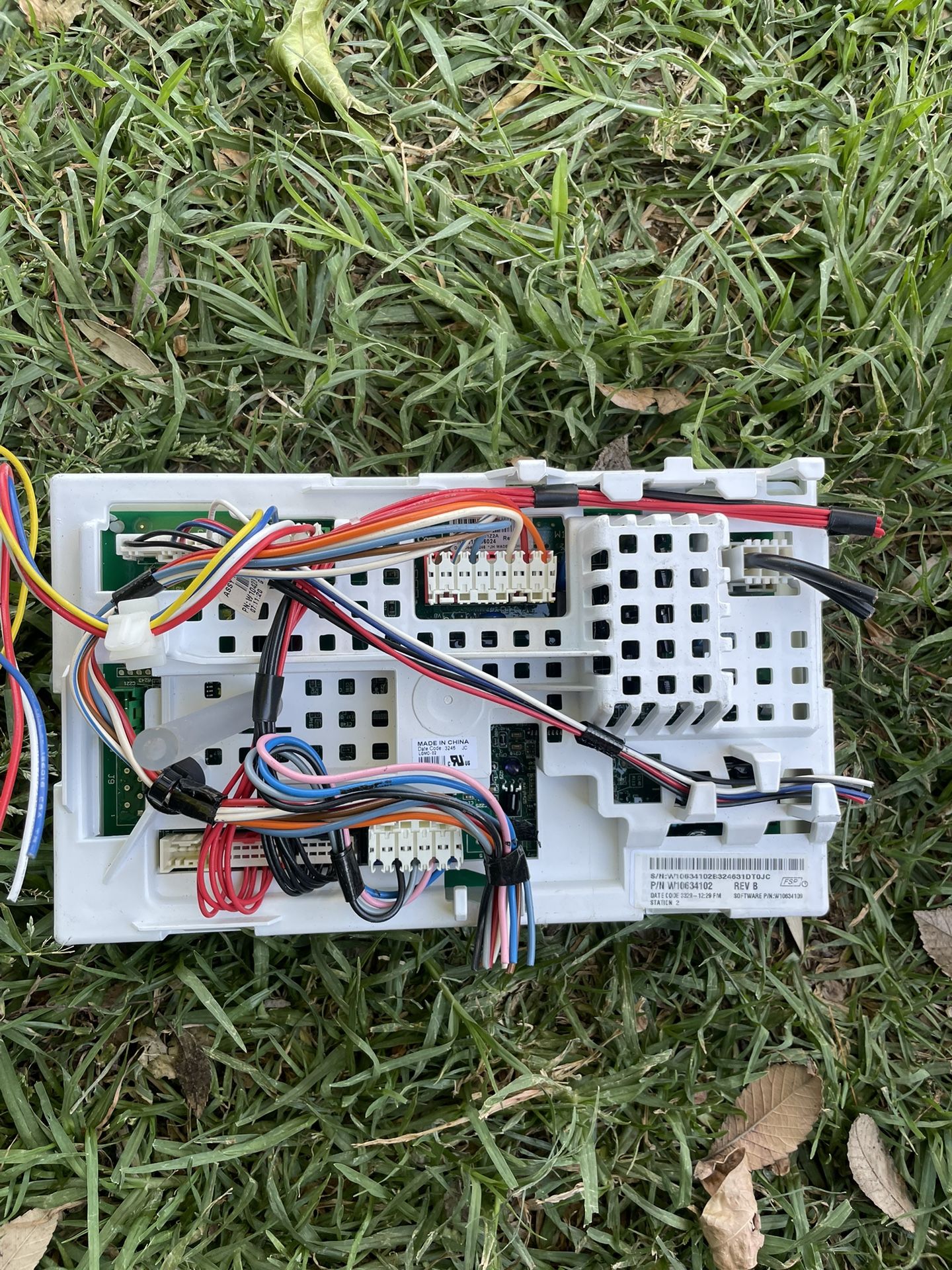 KENMORE WASHER CONTROL BOARD W10634102 PREOWNED. Tested.