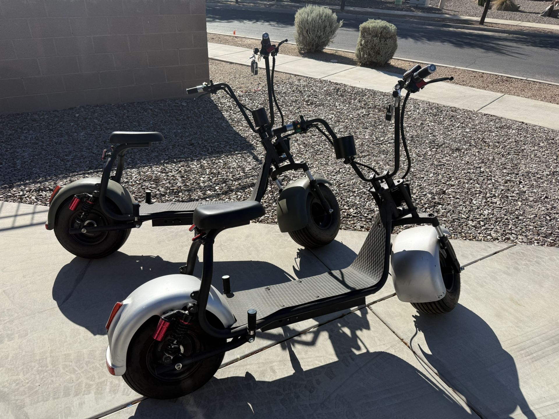 2 Fat Tire Electric Scooters