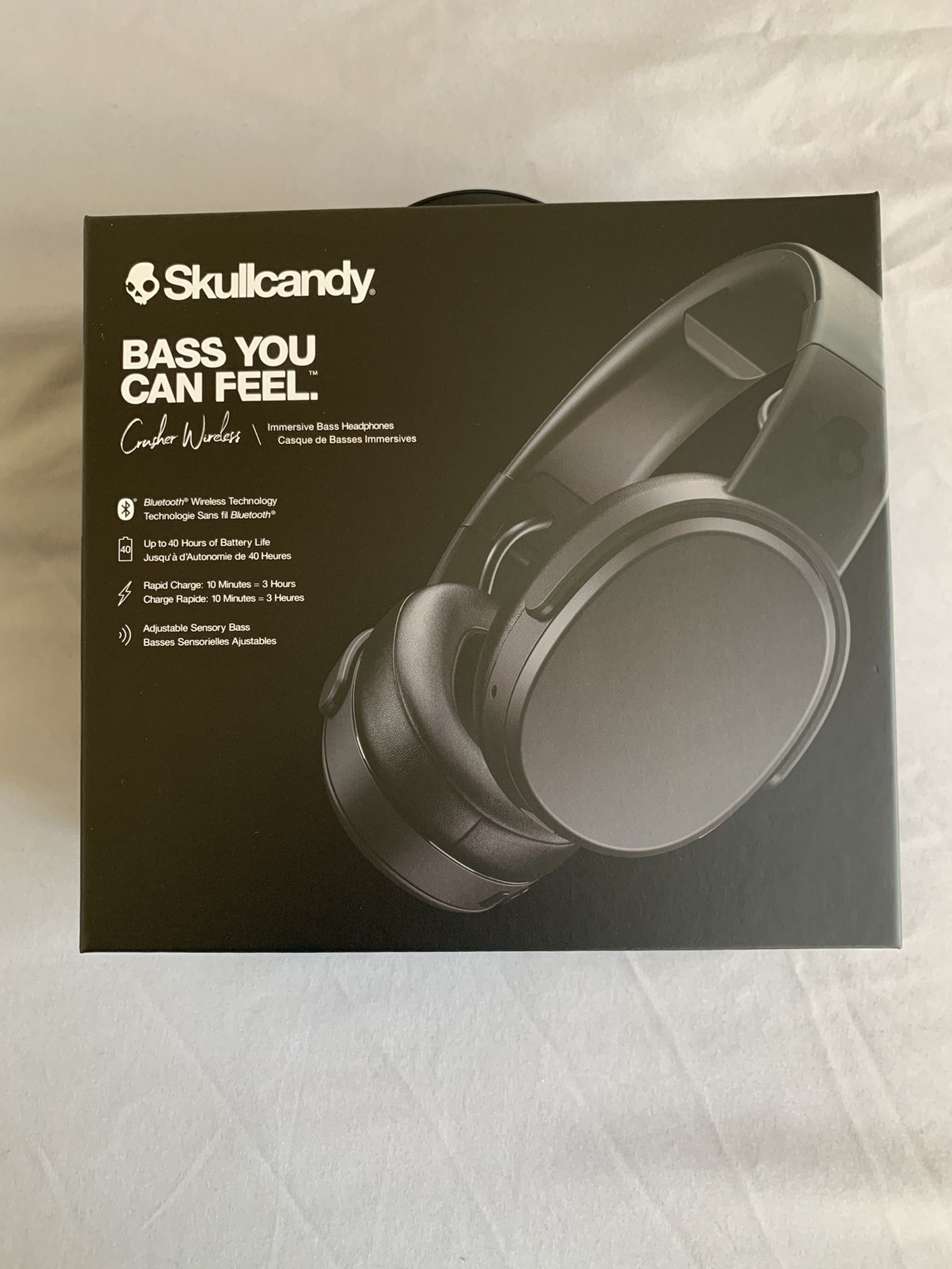 Skullcandy Crusher wireless Bass Headphones.