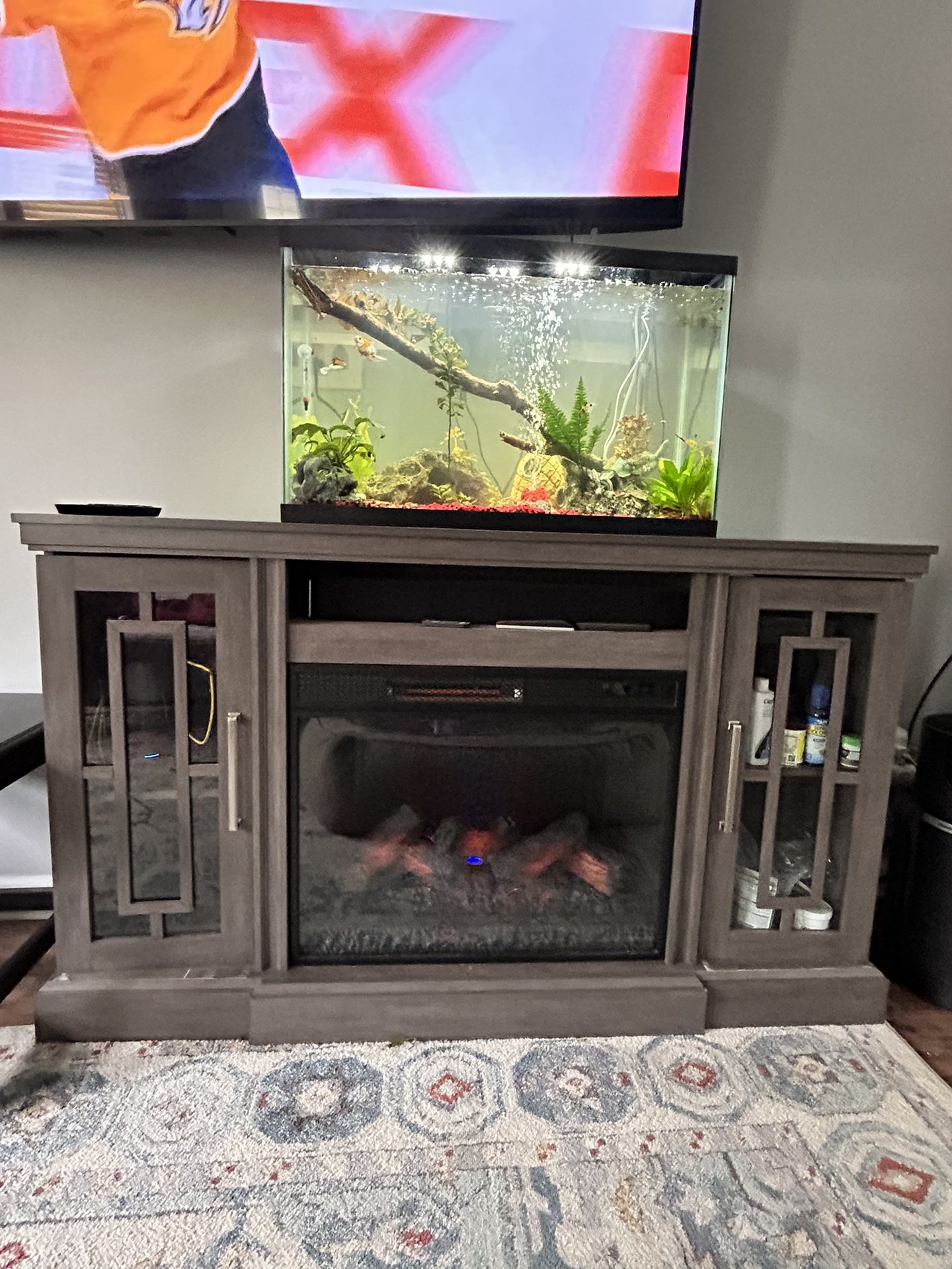 Electrical Fireplace TV stand