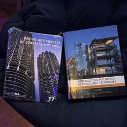 Construction And Concrete Text Books College Books 