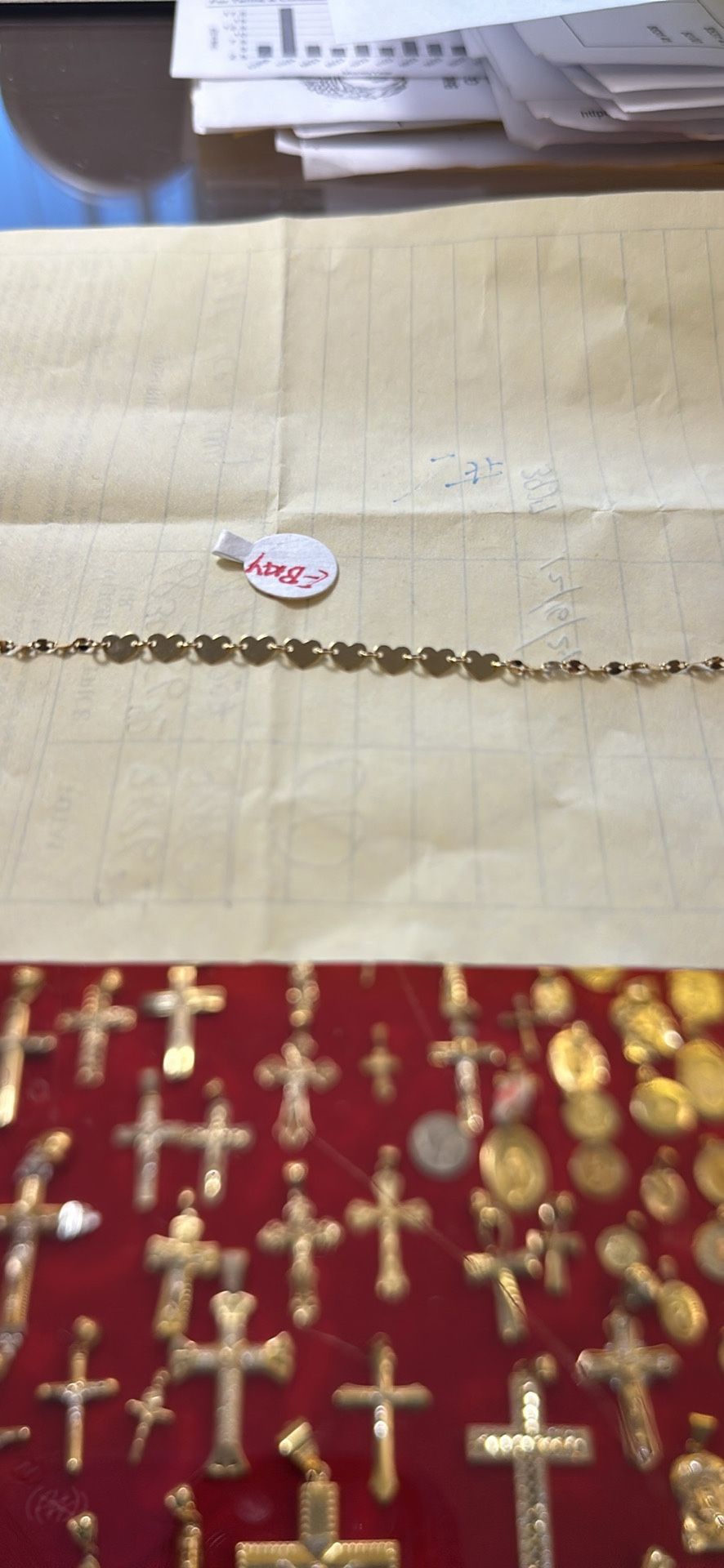 14 Kt , Genuine Gold , Not Plated, Childs Bracelet 51/2” Up To 6” Long