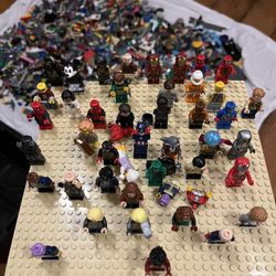Lego Marvel figures and bulk Lego 
