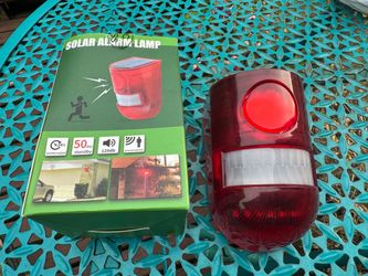 Solar Motion Sensor Alarm – 129 dB – Unused