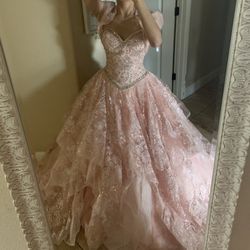 Rose Gold Quince Dress 