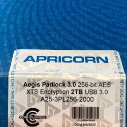 Aegis Padlock 3.0 Unicorn cold storage 2TB