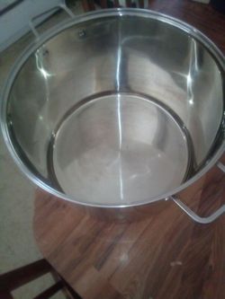 Big stainless steel glass top