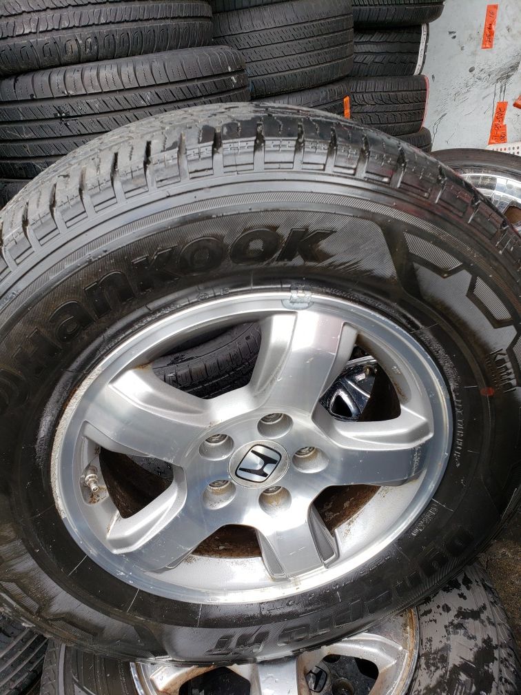 Good condition tires and rims ...4 set