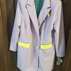Muti Color Blazer Dress