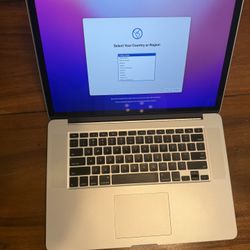 Apple MacBook Pro (Retina, 15-inch, Mid 2015)