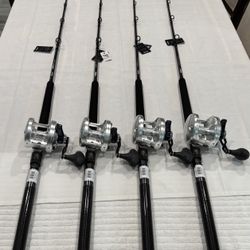 Shimano Talica 20BFC on Okuma PCH Custom 12-25 Rods
