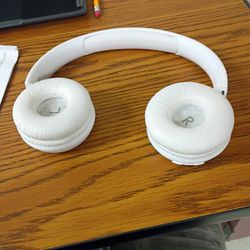 White jbs headphones