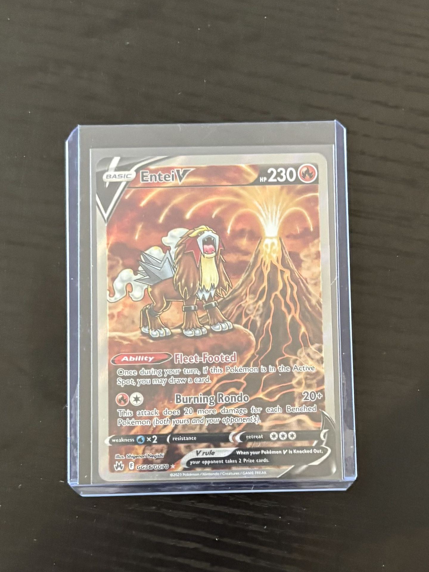 Entei V #GG36 (Crown Zenith)