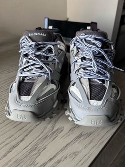 balenciaga track runners led (grey)