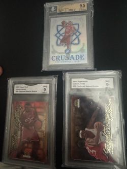 Graded NBA Trading Card Lot of 3
