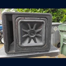 Kicker 12" L7 Subwoofer In Kicker Ported Box