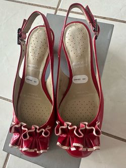 Red  low heel size 5