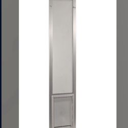 IDEAL PET PRODUCTS ALUMINUM PET PATIO DOOR, ADJUSTABLE HEIGHT FOR XL DOGS