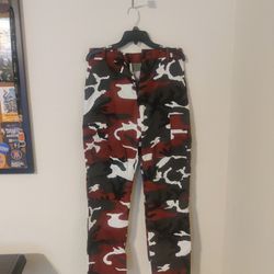 Red Camo Army Pants