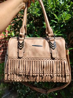 New Light Tan Brown Bag - $14