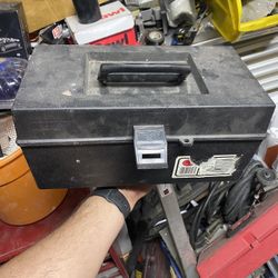 Small Plastic Box With Tray 