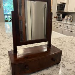 Antique Mirrored Table Dresser