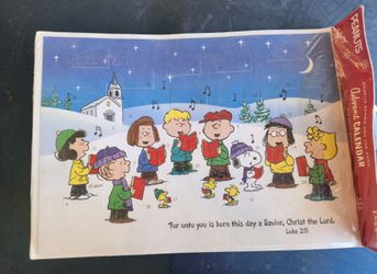 Peanuts Charlie Brown and the Gang Advent Calendar