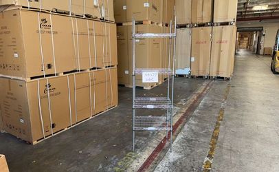 Clearance W24xD17xH71 4 Tier Wire Shelving Shelves 105377L0605