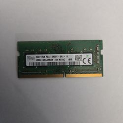 Laptop memory DDR4 Hynix 8gb 1Rx8-PC4-2400T-SA1-11