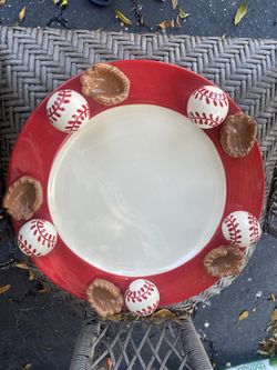 Baseball Fans- 3-D Party Platter By Swoozie (OBO )