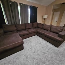Brown Sectional Couch