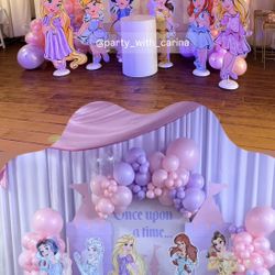 Princess Balloon Set Up