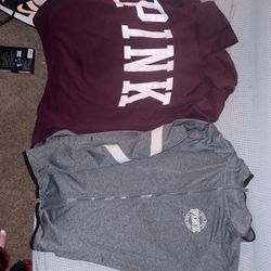 Victoria’s Secret pink sweatshirt