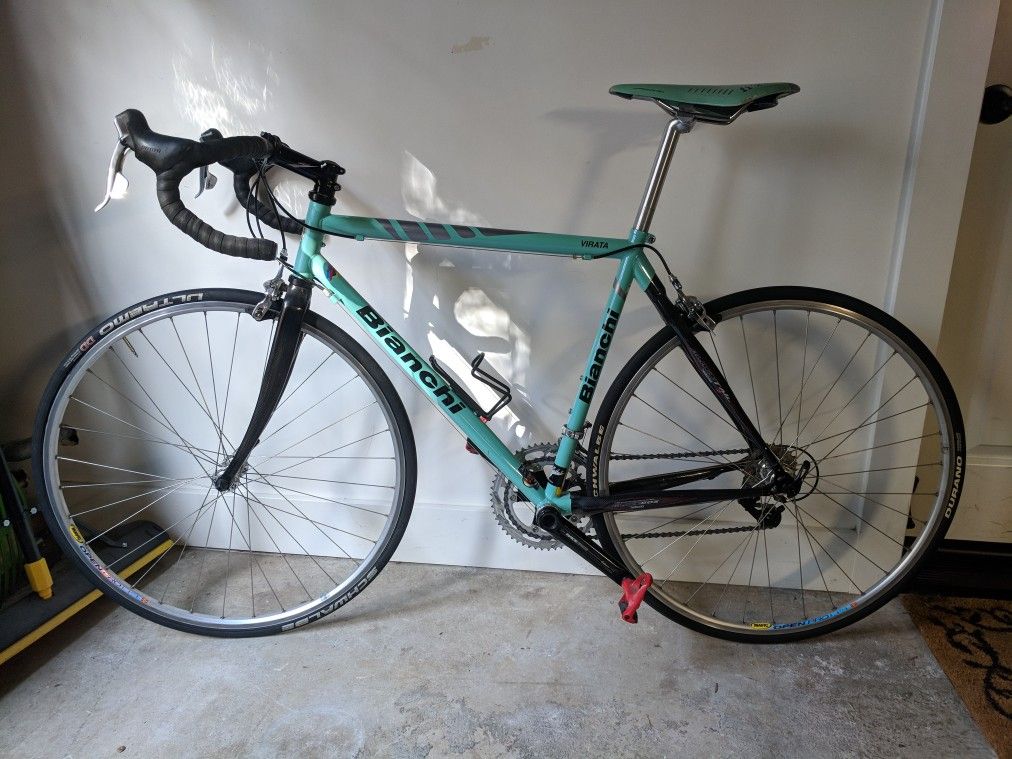 54cm Bianchi Virata Carbon/Steel Mix Road Bike Bicycle