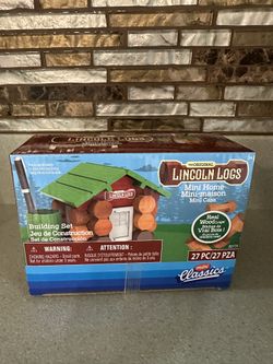 Brand New The Original Lincoln Logs Mini Home" building set