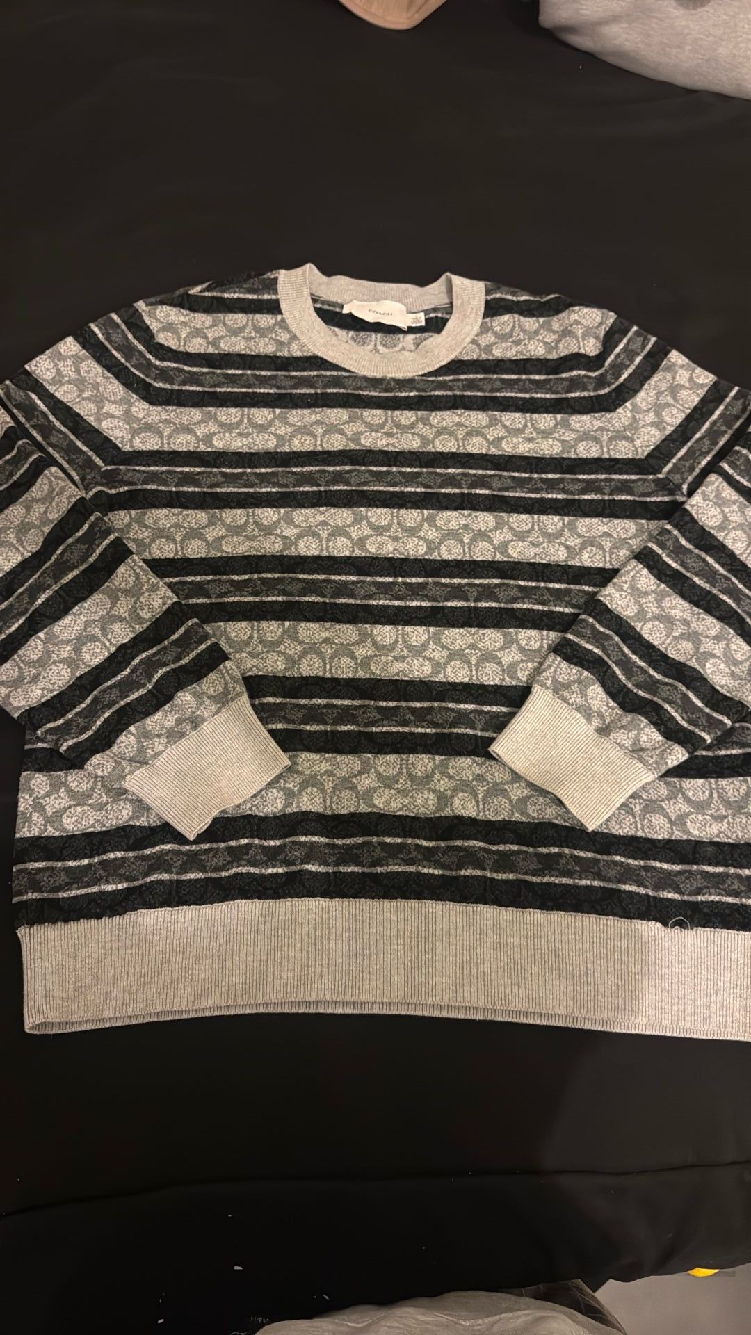 Coach signature crewneck sweater