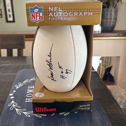 Don Shula HOF Autograph Football