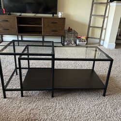 Glass Nesting Coffee Tables