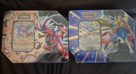 Pokemon Slashing Legends Tin - Koraidon EX - Factory Sealed-w/ 5 Booster Packs