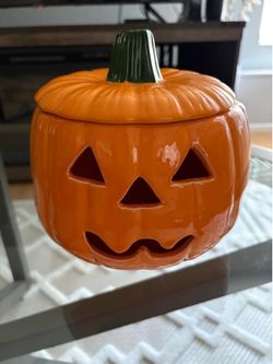 Halloween Pumpkin Cookie Jar